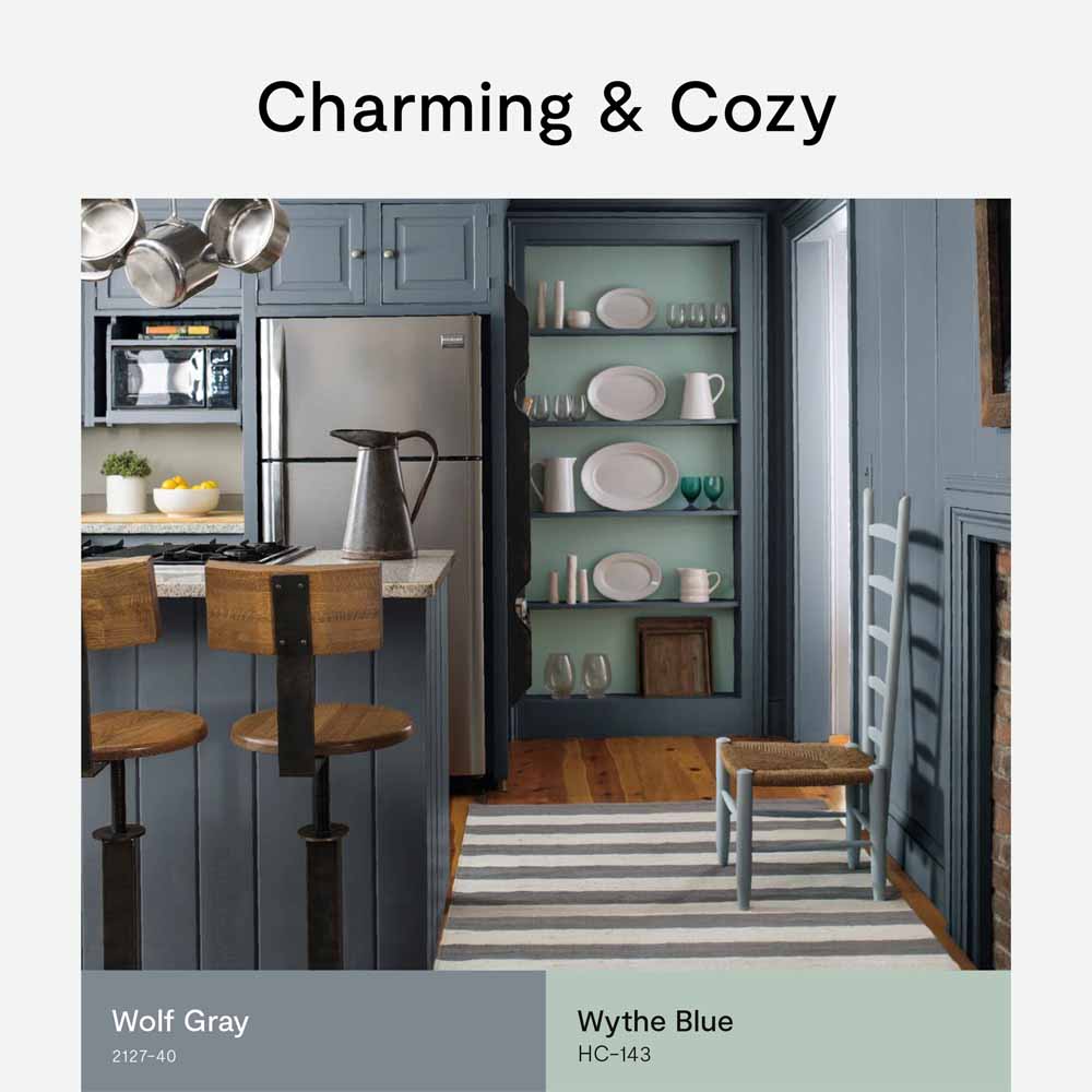 charming and cozy kitchen colors
