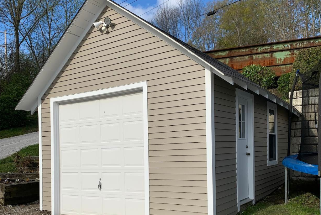 garage exterior paint job