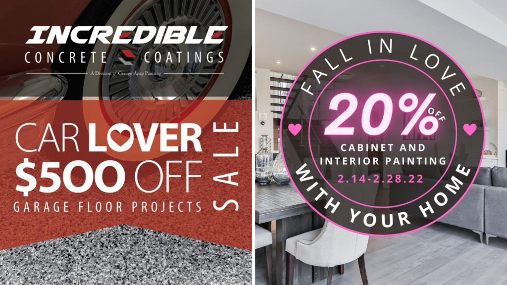 home interior and concrete coatings savings promo