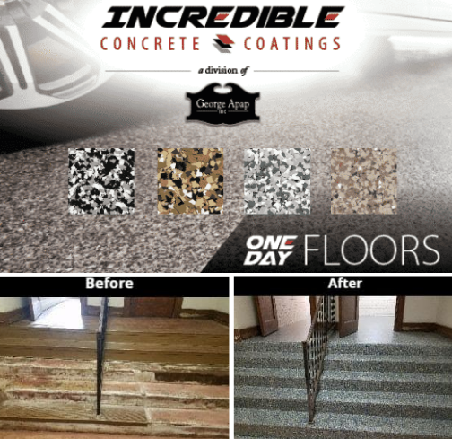 incredible concrete coatings one day floors