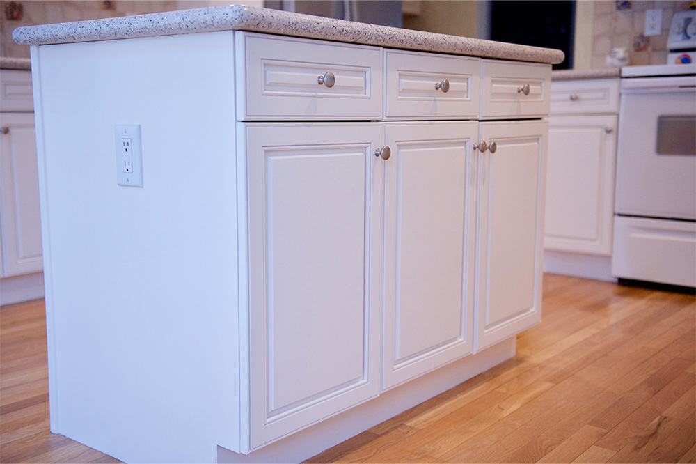 kitchen countertop cabinets painted