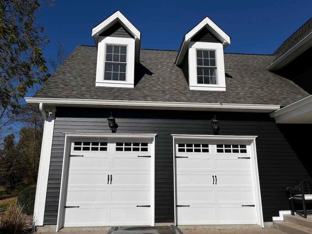 house garage professionally painted